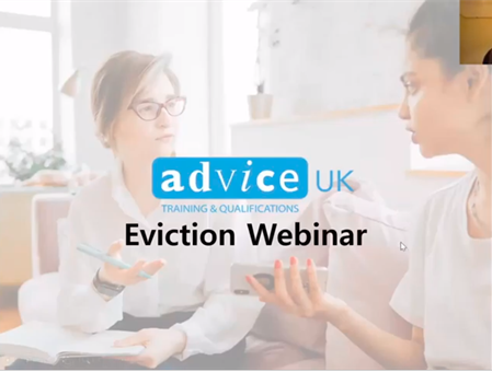 Eviction Webinar - Advice UK & CSO