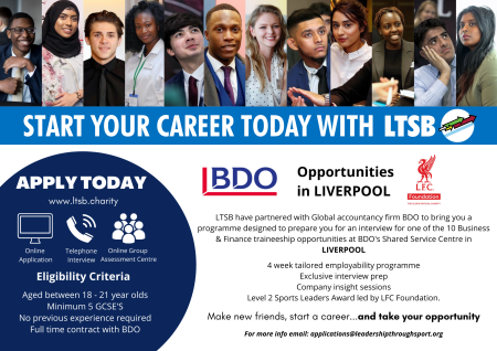 BDO- Liverpool Business & Finance Programme